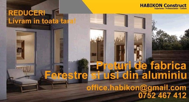 Habikon Construct - tamplarie din aluminiu